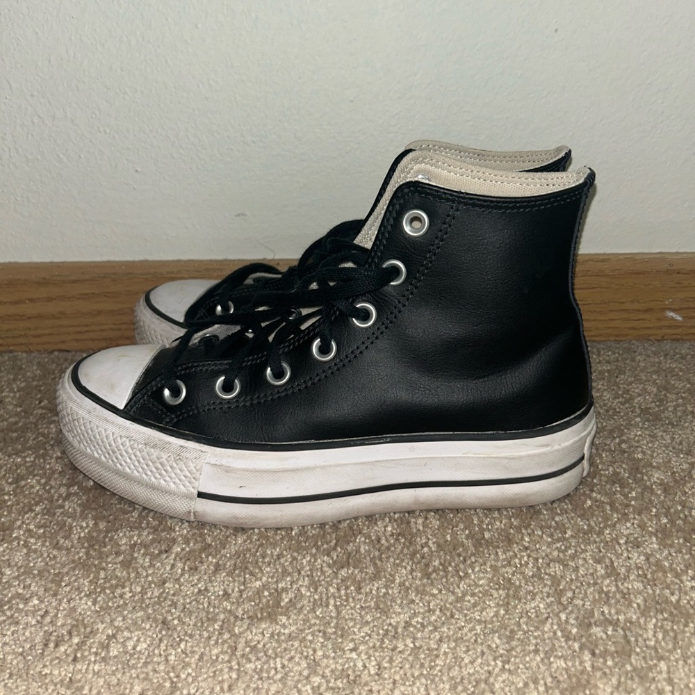 Chuck Taylor All Star Lift Platform Leather - Picture 11 of 15